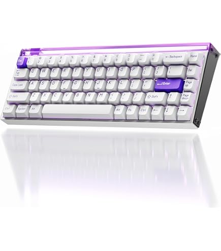Amazon.co.jp: MelGeek MADE68 Pro Purple ラピッドトリガー